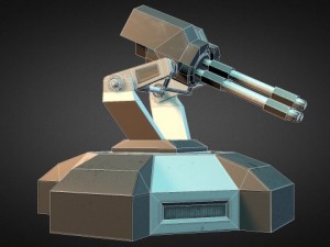 machinetower scifi Modello 3D