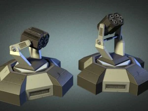 missile tower scifi 3D Model