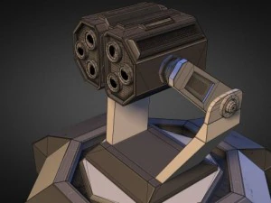 missile tower scifi 3D Model