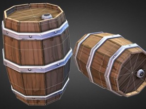 barrel 3D 模型