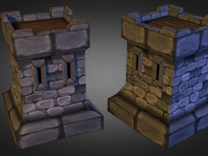 medieval castle pack 3D Model