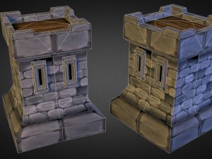 medieval castle pack 3D Model