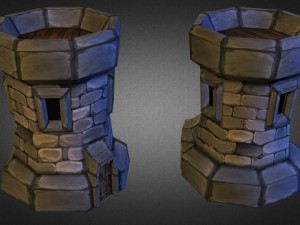 medieval castle pack 3D Model
