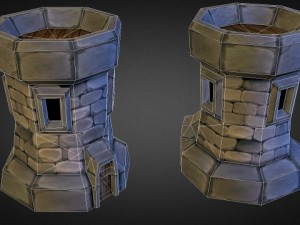 medieval castle pack 3D Model
