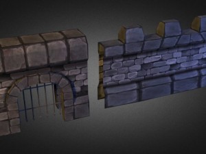 medieval castle pack 3D Model