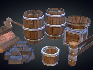 medieval props vol 1 3D 模型