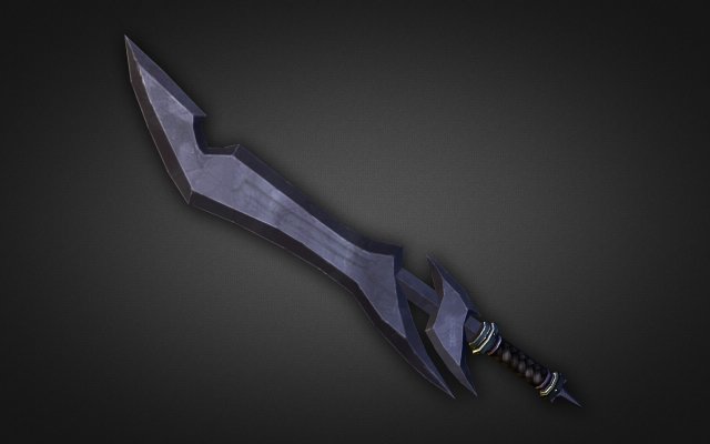 sword 06 Model 3D .c4d .max .obj .3ds .fbx .stl .blend 