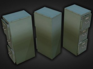file cabinet 3D-Modell