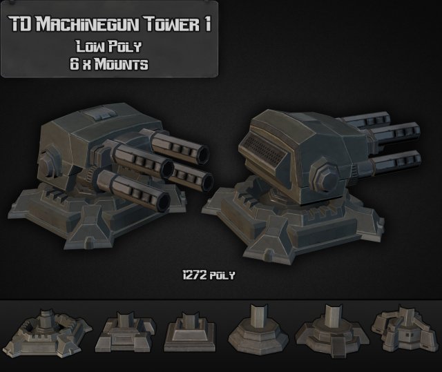 td machinetower 01 Modello 3D .c4d .max .obj .3ds .fbx .stl .blend 