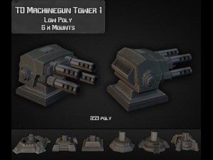 td machinetower 01 Modello 3D