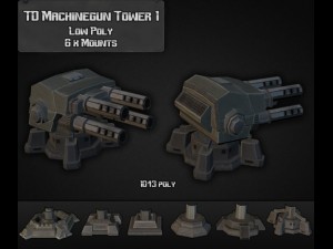 td machinetower 01 Modello 3D