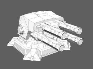 td torre macchina 01 Modello 3D