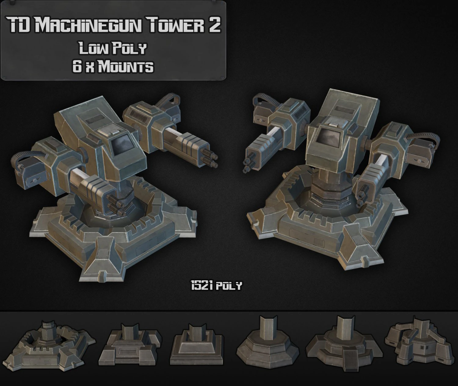 td machinetower 02 3D Model .c4d .max .obj .3ds .fbx .stl .blend