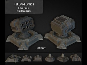 td sam site 01 3D-Modell
