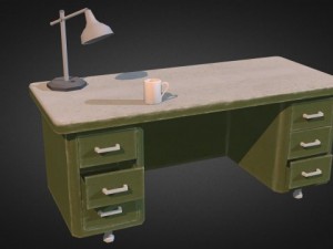 office interior props 3D Модель