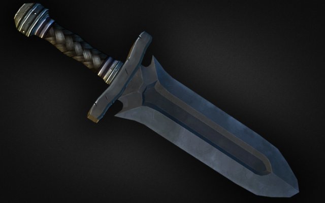 dagger 03 3D-Modell .c4d .max .obj .3ds .fbx .stl .blend 