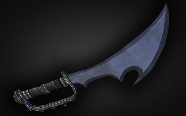 dagger 05 3D Model .c4d .max .obj .3ds .fbx .stl .blend 