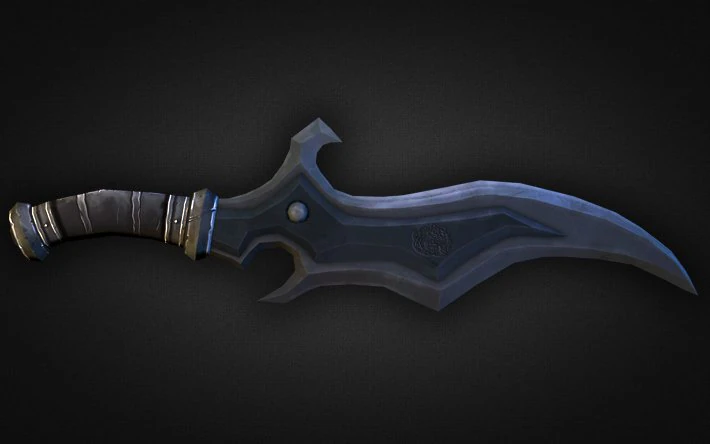 dagger 09 3D Model .c4d .max .obj .3ds .fbx .stl .blend 