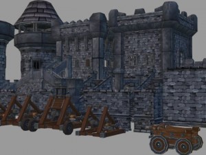 medieval castle builder Model 3D