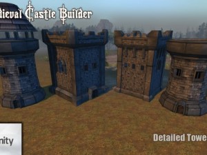 medieval castle builder Model 3D