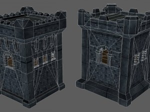 medieval castle builder Model 3D