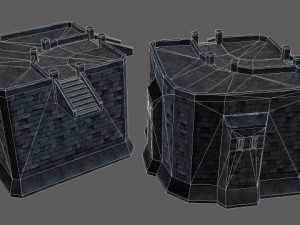 medieval castle builder Model 3D