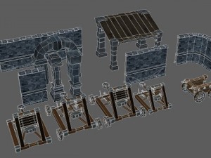 medieval castle builder Model 3D