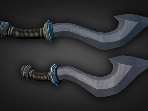 sword collection vol 1  low poly 3D Model