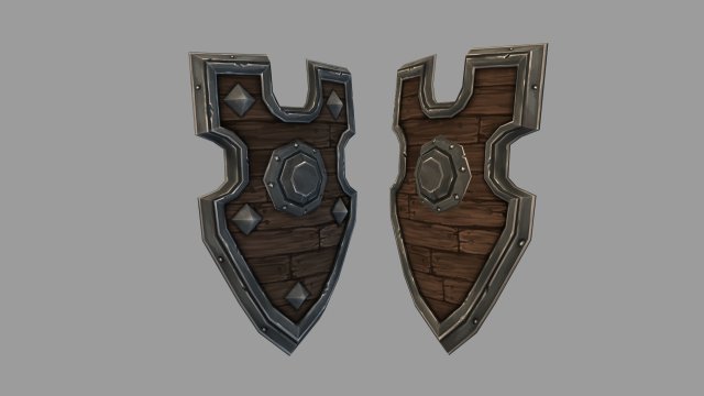 shield 06 3D 模型 .c4d .max .obj .3ds .fbx .stl .blend 