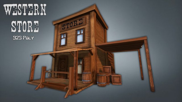 western store  goods 3D 模型 .c4d .max .obj .3ds .fbx .stl .blend 