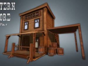western store  goods 3D-Modell