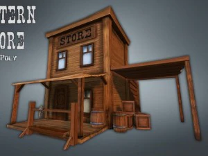western store goods 3D Model
