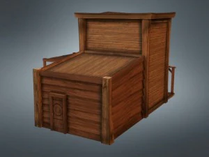 西洋店の商品 3Dモデル