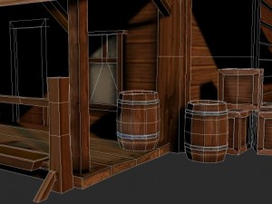 western store  goods 3D 模型