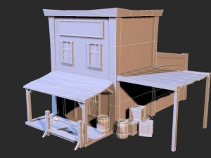 western store  goods 3D 模型