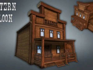 western saloon 3D Model