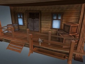 western saloon 3Dモデル