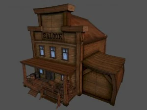 western saloon 3D Model