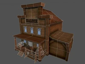 western saloon 3D Model
