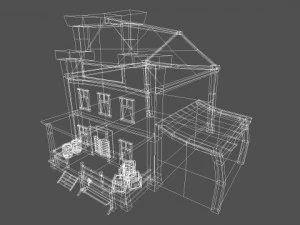western saloon 3D Model