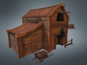 western storage 3D-Modell