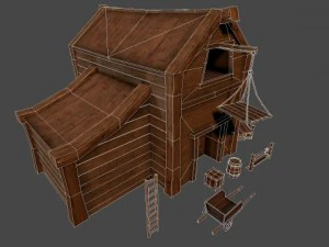 western storage 3D Model