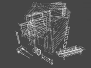 western storage 3D Model