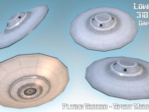 flying saucer  sport model 3D-Modell