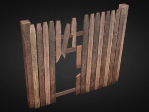 ultimate wood fence kit 3D Model
