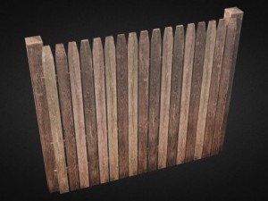 ultimate wood fence kit 3D Model