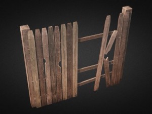 ultimate wood fence kit 3D Model