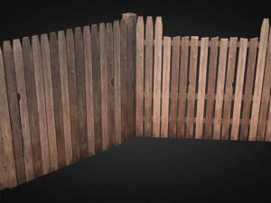 ultimate wood fence kit 3D Model