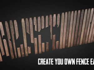 ultimate wood fence kit 3D Model