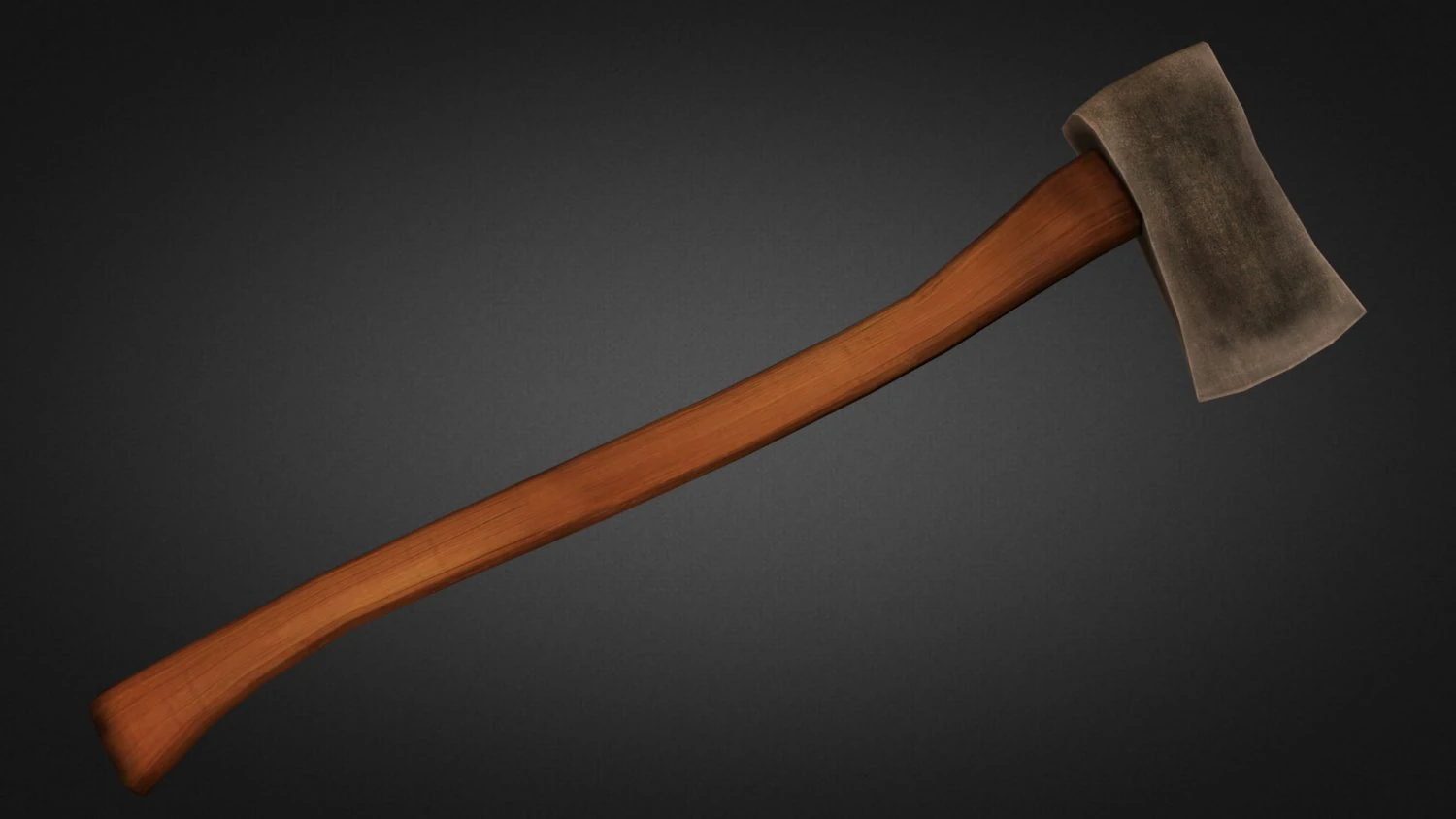 axe low poly 3D Model .c4d .max .obj .3ds .fbx .stl .blend